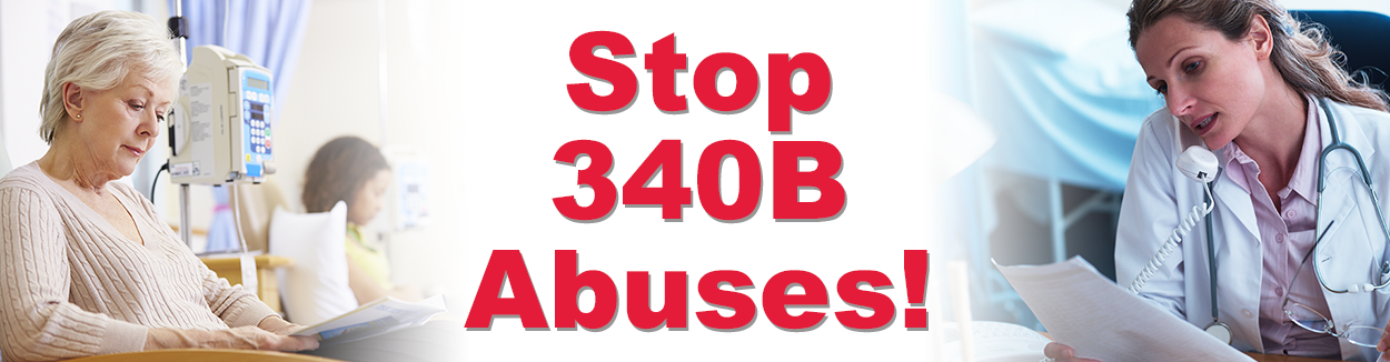 stop 340B abuses Website Banner